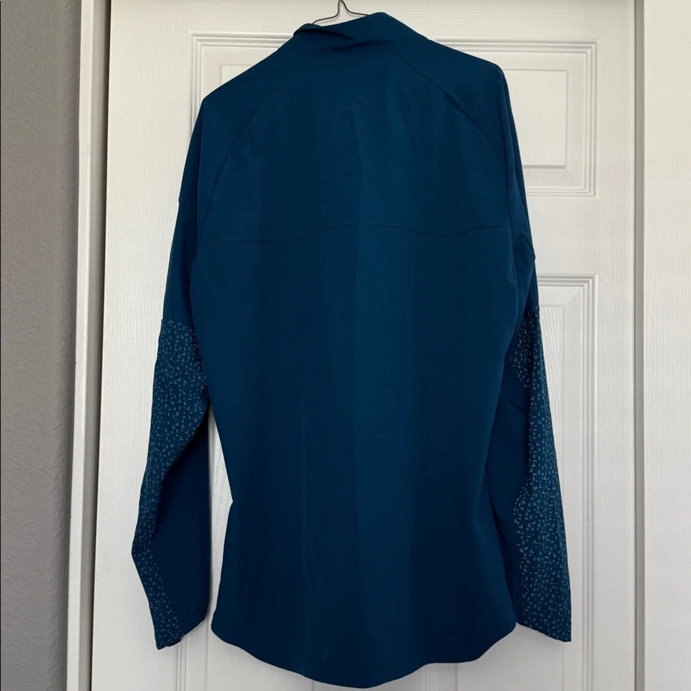 NWT adidas Energy Running ClimaStorm Jacket - Teal Blue - Size large - Picture 4 of 7